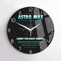 Thumbnail for Freefly Astro Max design on black no frame wall clock