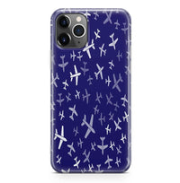 Thumbnail for Different Sizes Seamless Airplanes iPhone Case - view 2