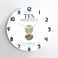 Thumbnail for Tenerife South Airport (TFS) design on white no frame wall clock