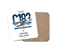 Thumbnail for Cessna 182 Skylane design on white 1 piece coaster