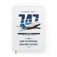 Thumbnail for Boeing 747-400 Dreamlifter design on white notebook