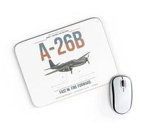 Thumbnail for A-26B Invader design on white rectangle mouse pad