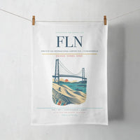 Thumbnail for Hercilio Luz International Airport (FLN) design on white towel