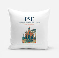 Thumbnail for Mercedita Airport (PSE) design on white pillow