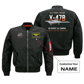 X-47B UCAS-D Carrier Wing Without a Cockpit Bomber Jacket