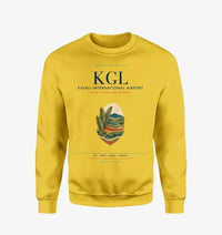 Thumbnail for Kigali International Airport (KGL) design on yellow sweatshirt