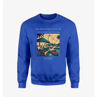 Thumbnail for VINTAGE G4309 - The Midway Refuel Island - Designed Sweatshirts design on blue