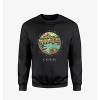 Thumbnail for GALWAY - Badge - Sweatshirt - Black