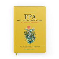 Thumbnail for Tampa International Airport (TPA) design on yellow notebook
