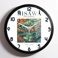Thumbnail for MISAWA - Poster - Wall Clock Framed - White