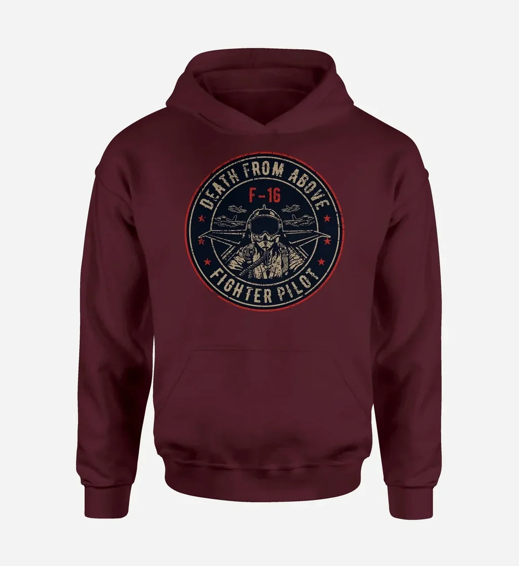 Fighter Jet 16 - Death Hoodie - view 4