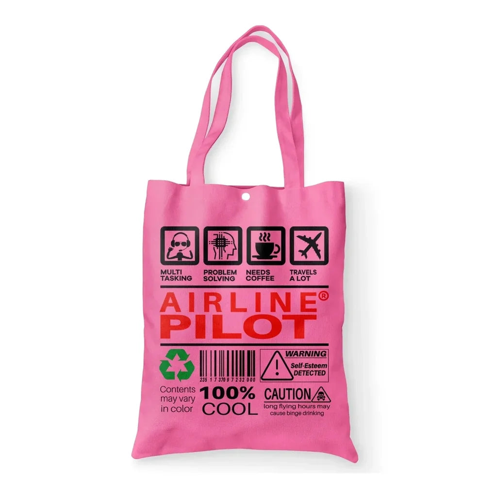 Airline Pilot Label Tote Bag - view 9