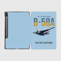 Thumbnail for B-58A Hustler design on light blue samsung tablet tablet case