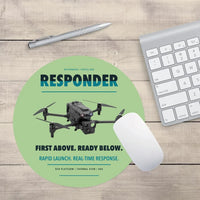 Thumbnail for BRINC Responder design on light green round mouse pad