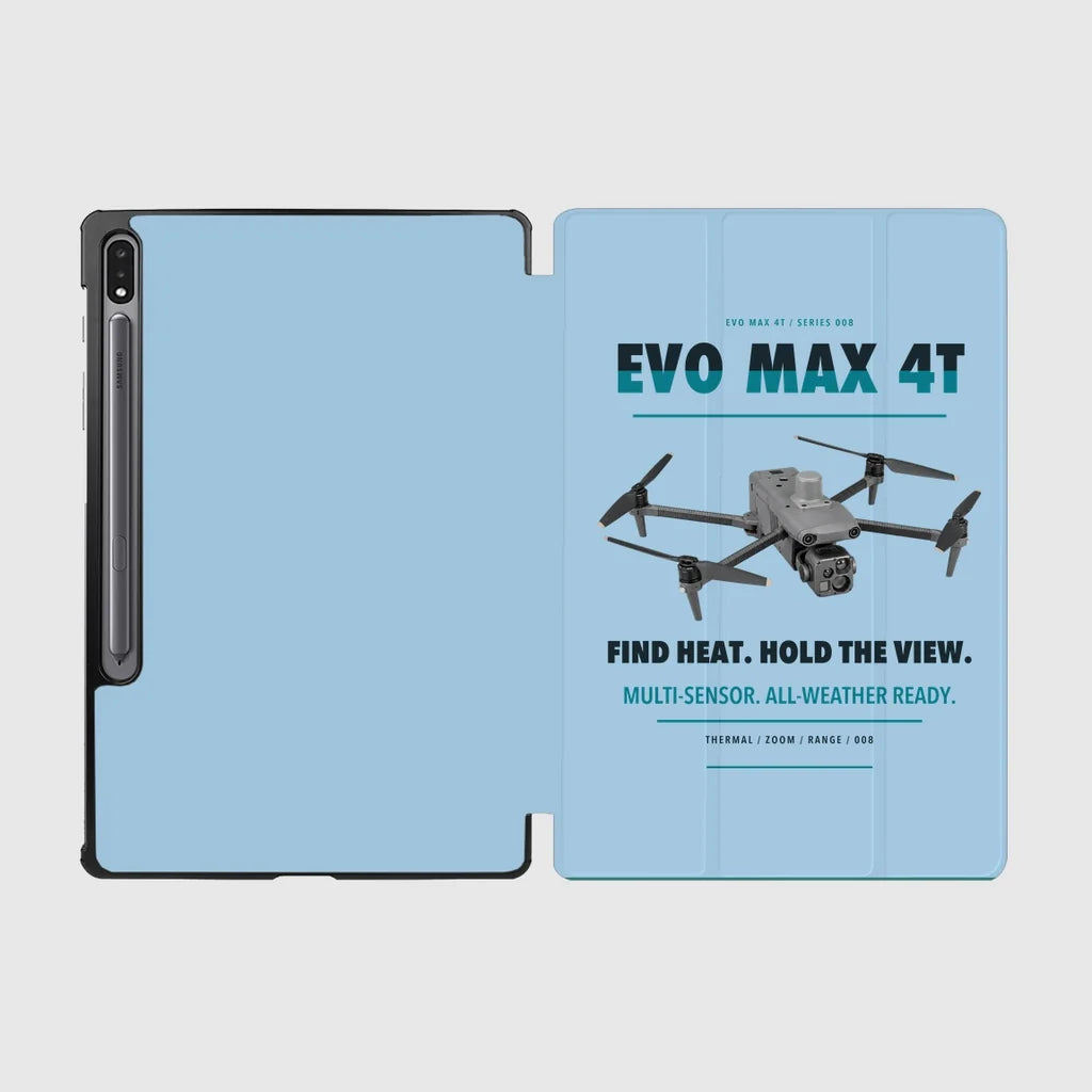 Autel EVO Max 4T design on light blue samsung tablet tablet case