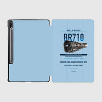 Thumbnail for BR710 design on light blue samsung tablet tablet case