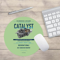 Thumbnail for CATALYST design on light green round mouse pad