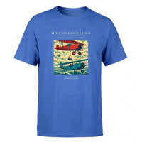 Thumbnail for VINTAGE G4203 - The Endurance Clock - Premium T-Shirt design on blue premium t shirt