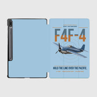 Thumbnail for F4F-4 Wildcat design on light blue samsung tablet tablet case