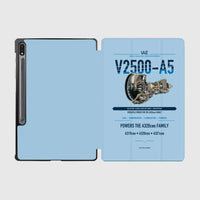 Thumbnail for V2500-A5 design on light blue samsung tablet tablet case