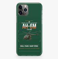 Thumbnail for MD AH-6M Little Bird design on dark green magsafe iphone case, for iPhone Pro Max