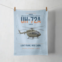 Thumbnail for Airbus UH-72A Lakota design on light blue towel