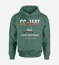 Thumbnail for Airbus CC-150T Polaris design on green double-side hoodie, single-side print