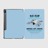 Thumbnail for DJI Flip design on light blue samsung tablet tablet case