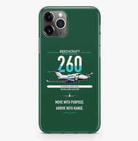 Thumbnail for Beechcraft King Air 260 design on dark green magsafe iphone case, for iPhone Pro Max