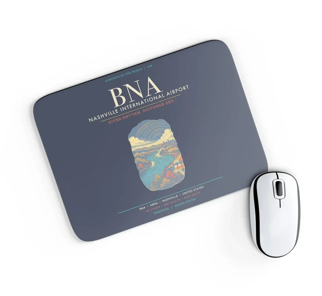 Nashville International Airport BNA - Navy Blue