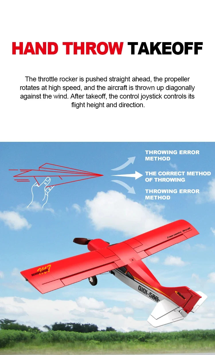 Qidi560 Moore M7 Off-road RC Plane 4CH Brushless Remote Control - view 23
