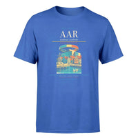Thumbnail for Aarhus Airport (AAR) Premium T-Shirt Blue