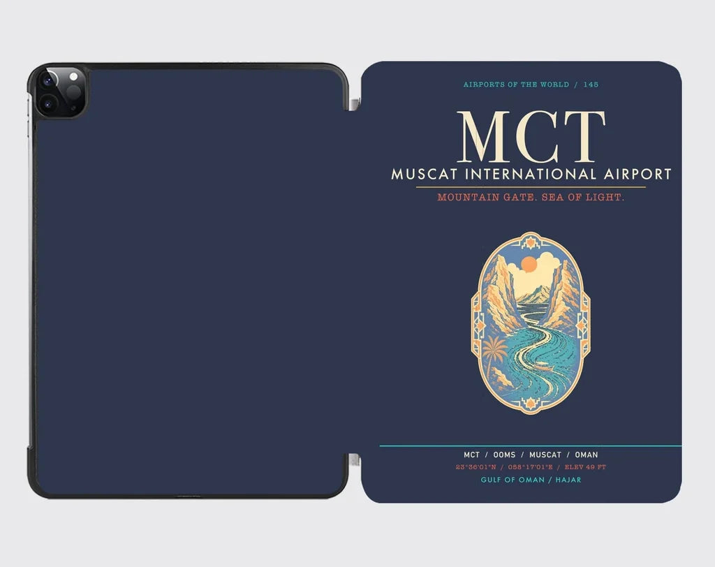 Muscat International Airport MCT - Mountain Gate Current - Navy Blue