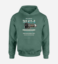 Thumbnail for TAY 611-8 design on green hoodie single side