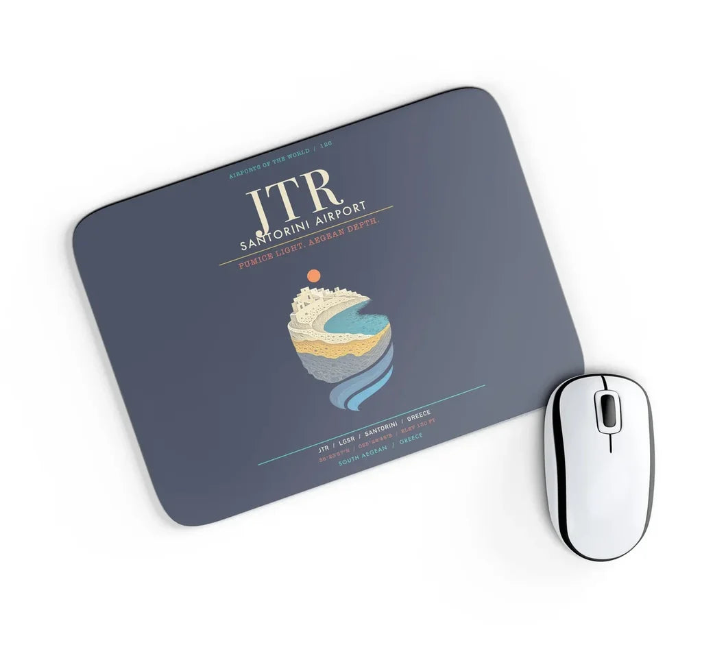 Santorini Airport JTR - Caldera Pumice Glow - Navy Blue