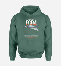 Thumbnail for Eurofighter Typhoon FGR4 design on green double-side hoodie, single-side print