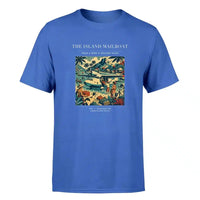 Thumbnail for VINTAGE G4065 - The Island Mailboat - Premium T-Shirt design on blue premium t shirt