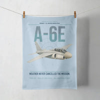 Thumbnail for A-6E Intruder design on light blue towel