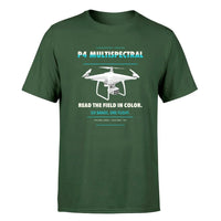 Thumbnail for DJI P4 Multispectral design on dark green single side