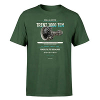 Thumbnail for Trent 1000 TEN design on dark green single side