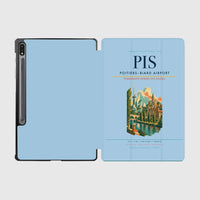 Thumbnail for Poitiers–Biard Airport (PIS) design on light blue samsung tablet tablet case