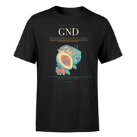 Thumbnail for Maurice Bishop International Airport (GND) T-Shirt single-side front print in Black | maurice-bishop-international-airport-gnd-double-side-t-shirt
