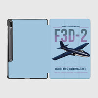 Thumbnail for F3D-2 Skyknight design on light blue samsung tablet tablet case