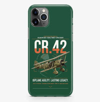 Thumbnail for Fiat CR.42 Falco design on dark green magsafe iphone case, for iPhone Pro Max