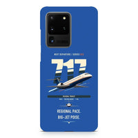 Thumbnail for Boeing 717-200 design on samsung case - blue