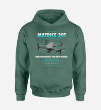 Thumbnail for DJI Matrice 30T design on green hoodie single side