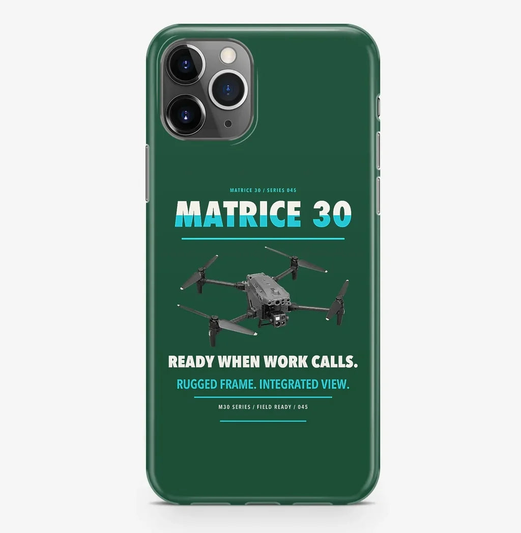 DJI Matrice 30 Case ProMax design on dark green iphone case promax