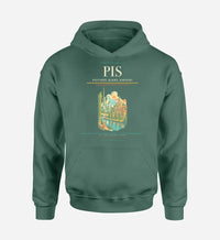 Thumbnail for Poitiers–Biard Airport (PIS) design on green hoodie single-side print