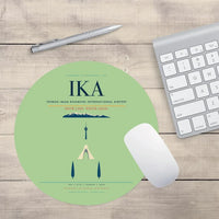 Thumbnail for Tehran Imam Khomeini International Airport (IKA) design on light green round mouse pad