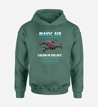 Thumbnail for DJI Mavic Air design on green hoodie single side